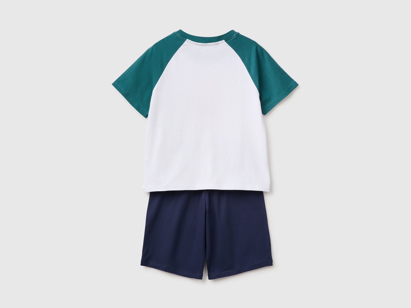 Pijama curto em algodão estampa logótipo - ucb_image_BS