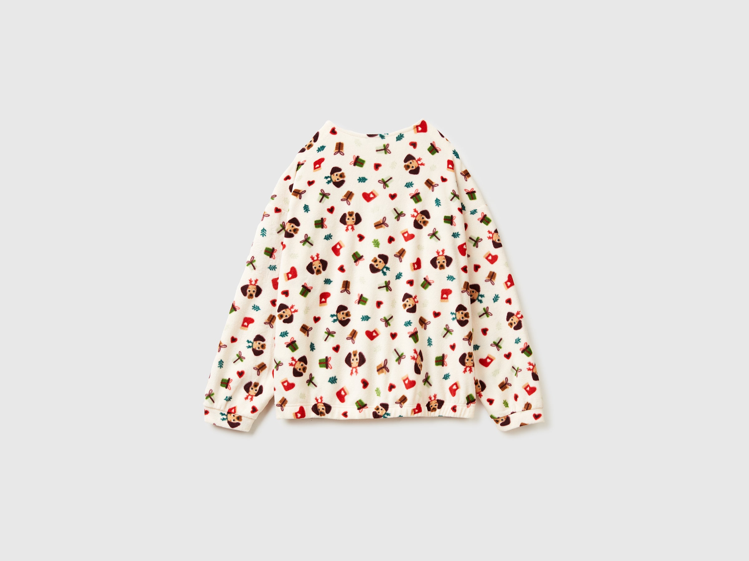 T-shirt em tecido polar com estampa natalina - ucb_image_BS