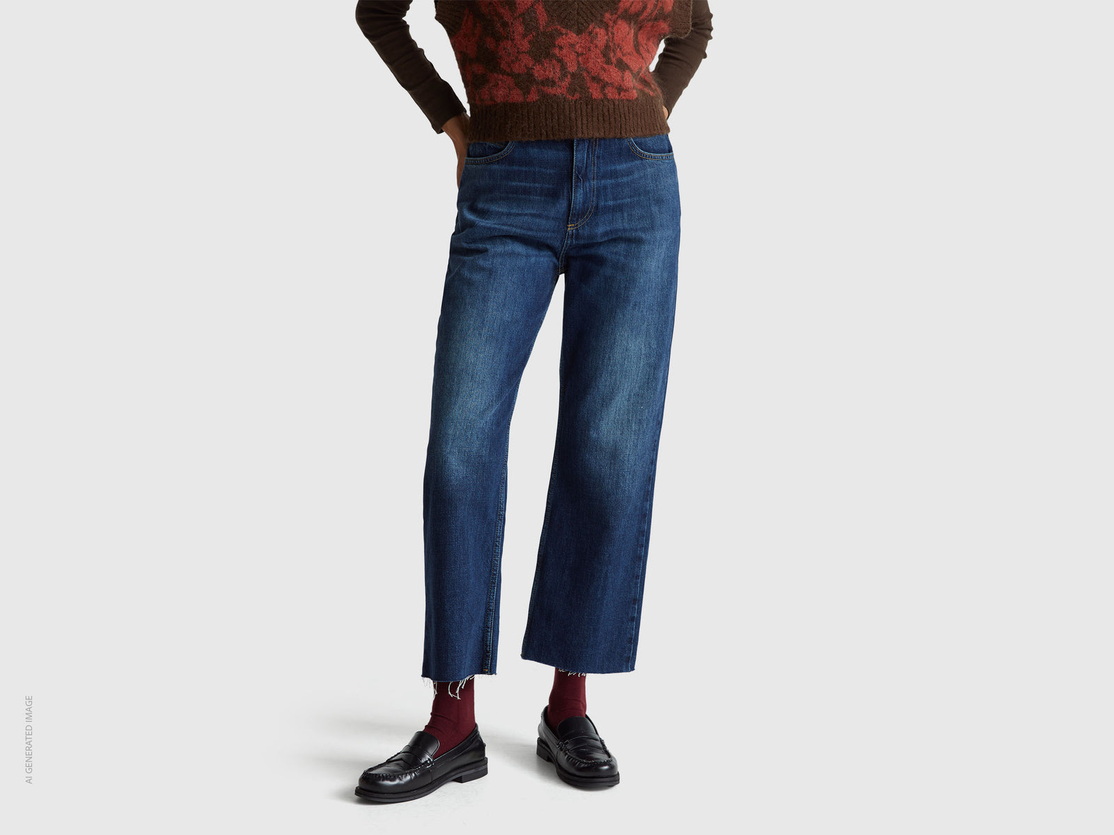 Jeans cropped daddy fit - ucb_image_F