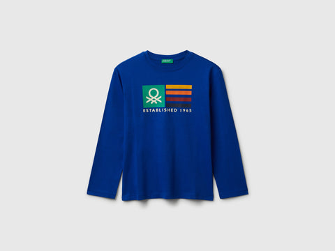 T-shirt de manga comprida em algodão - ucb_image_FS