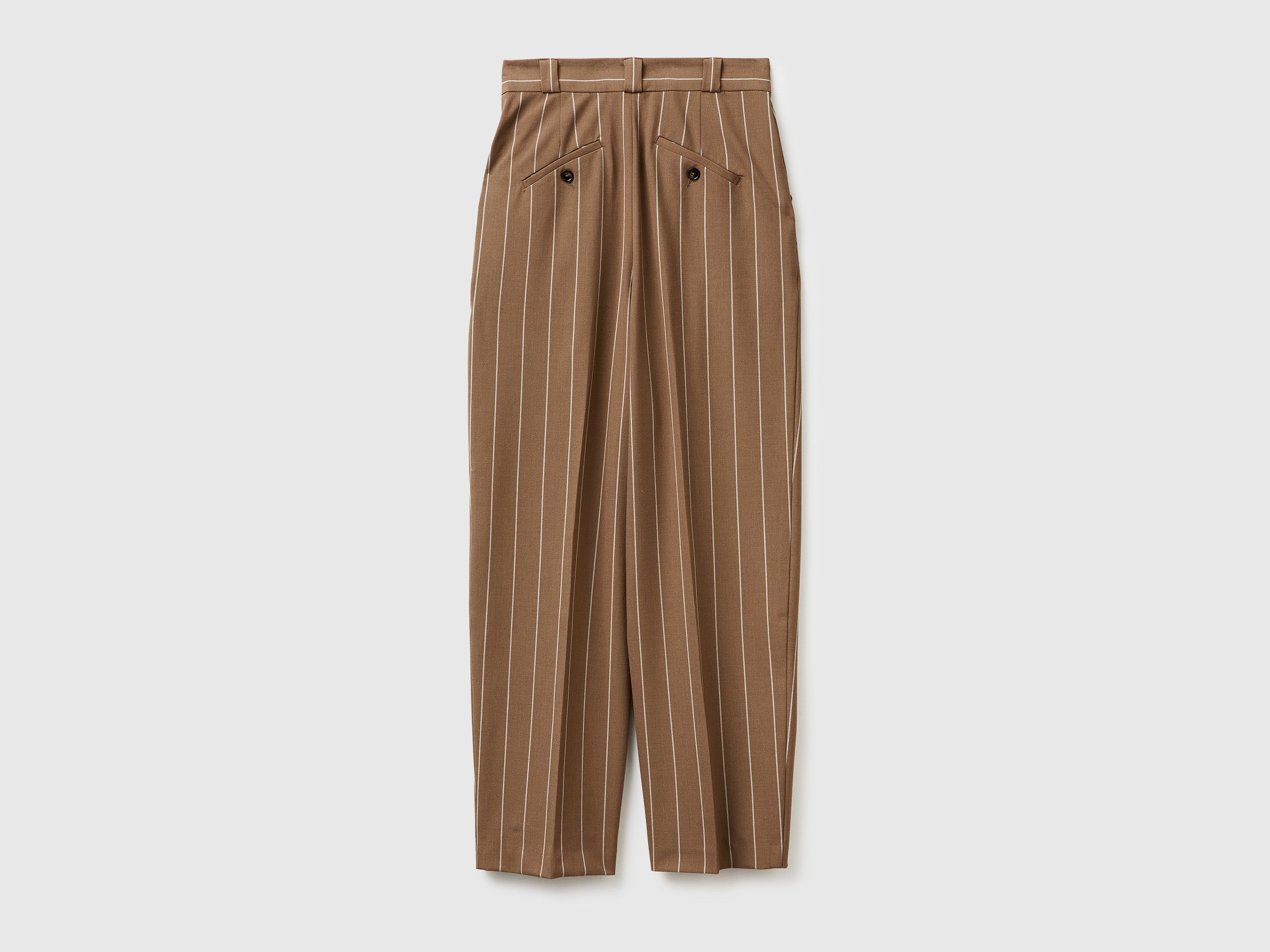 Carrot-fit pinstriped trousers - ucb_image_BS