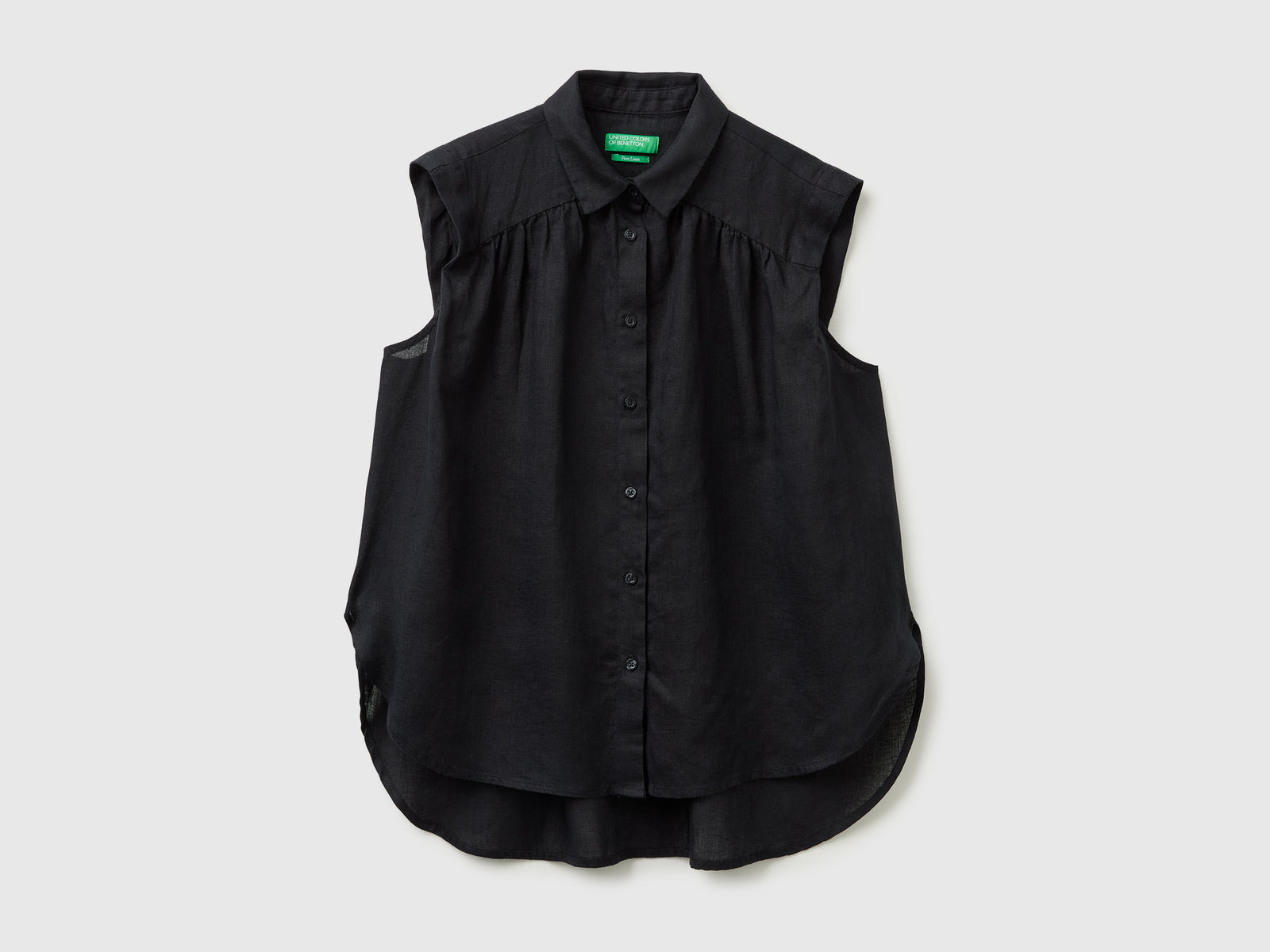 100% linen sleeveless blouse - ucb_image_FS