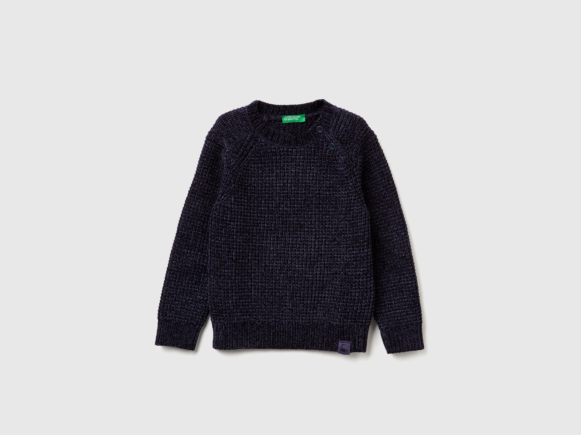 Camisola de gola redonda em chenille - ucb_image_FS