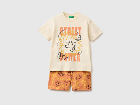 Printed t-shirt and shorts set - ucb_image_FS