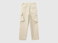 Stretch cotton cargo pants - ucb_image_BS