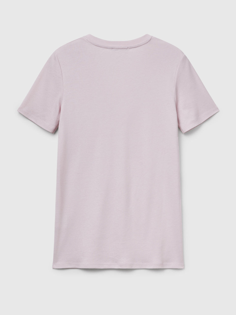 T-shirt em algodão puro com decote em V - ucb_image_BS