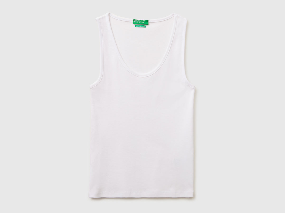 Slim fit ribbed tank top - ucb_image_FS