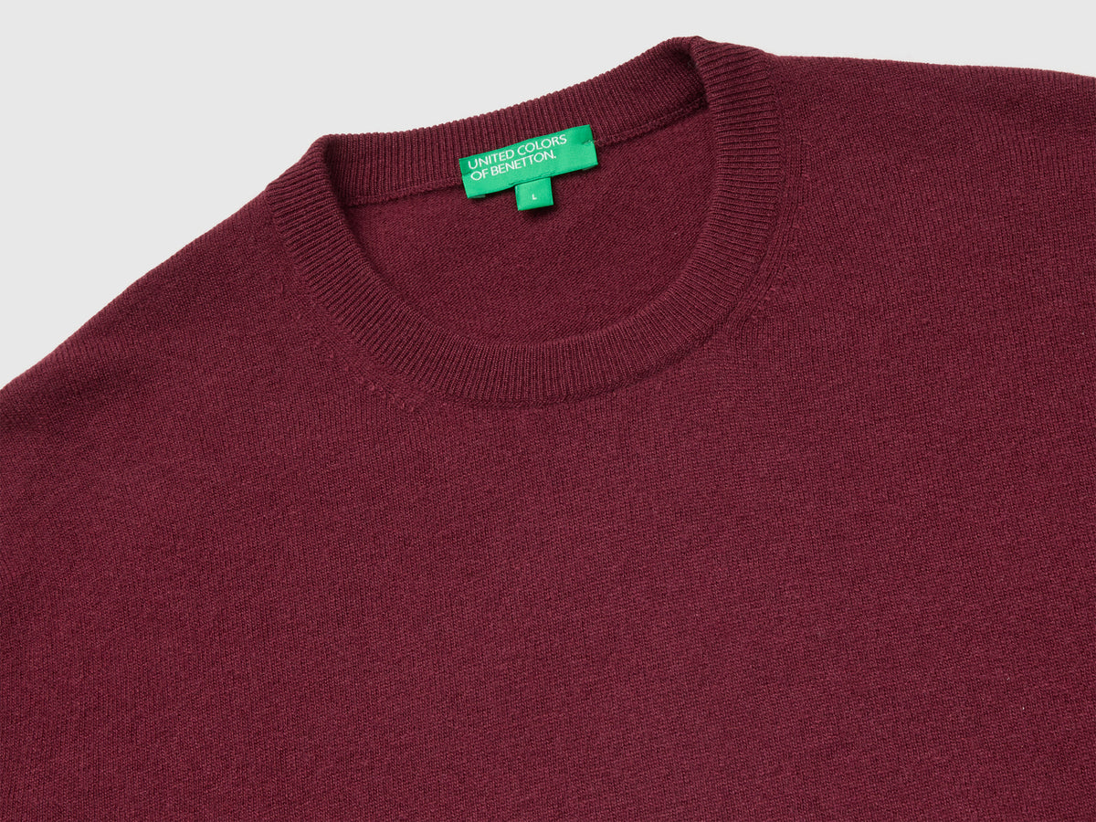 Camisola bordô em pura lã Merino - ucb_image_DS1