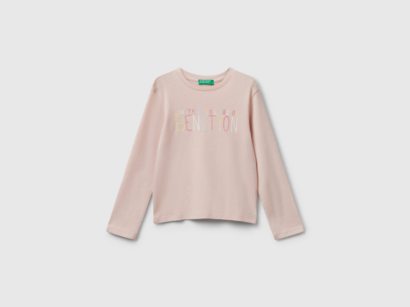 T-shirt com logótipo glitter em algodão - ucb_image_FS