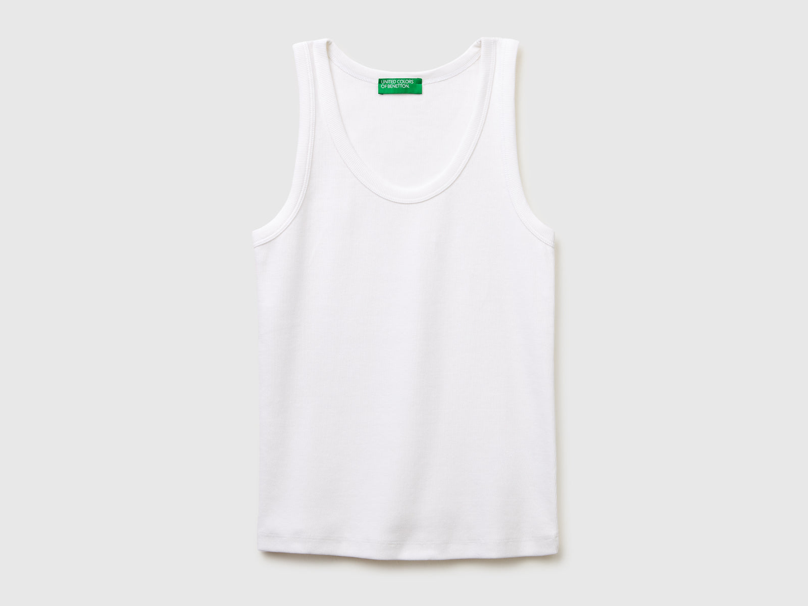 Wide-neck ribbed tank top - ucb_image_FS