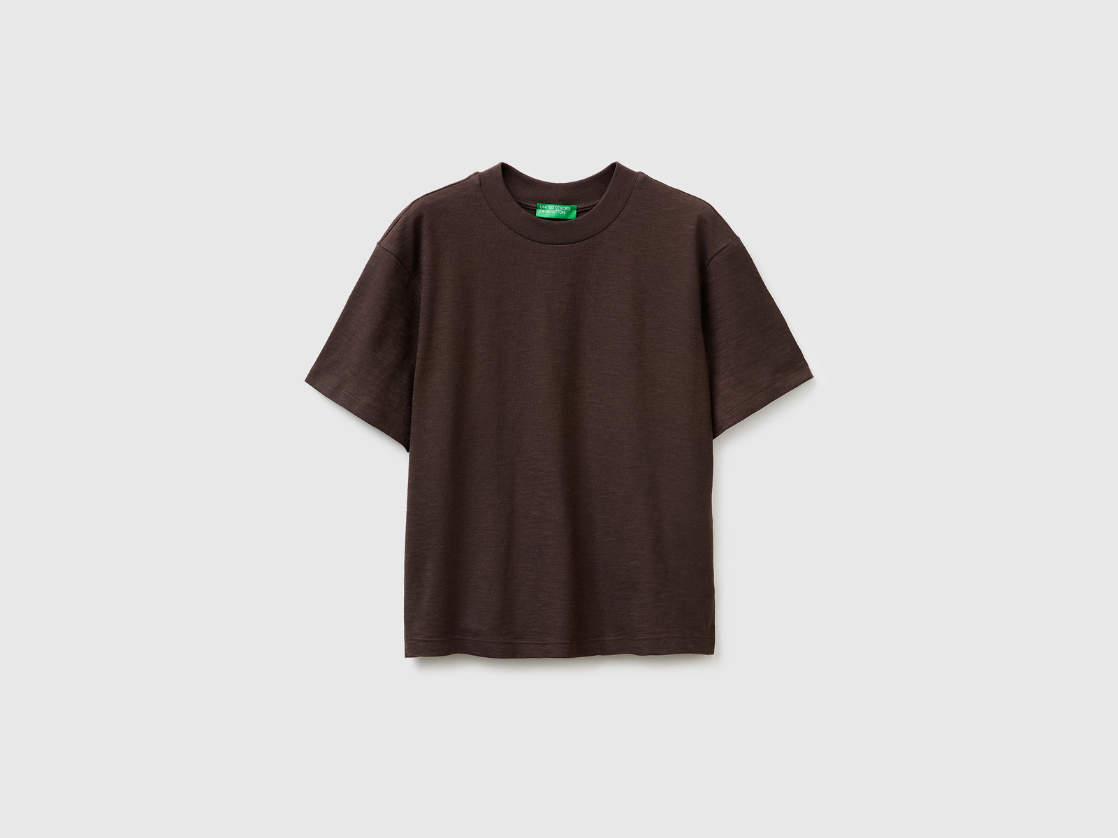 Crew neck t-shirt in lightweight cotton - ucb_image_FS