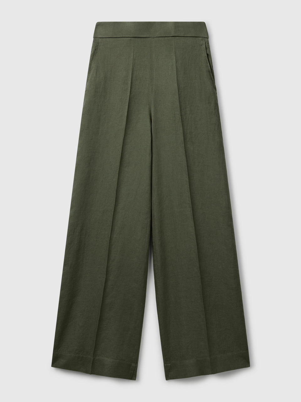 Palazzo trousers in 100% linen - ucb_image_FS