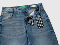Flare fit jeans with gingham scarf - ucb_image_DS1