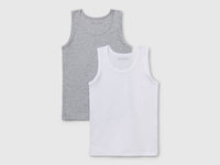 Duas t-shirts sem mangas em algodão orgânico stretch - ucb_image_FS