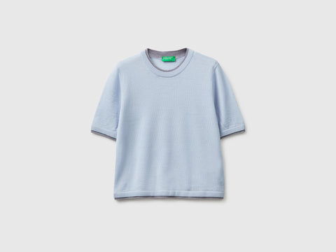 100% Merino wool short-sleeved shirt - ucb_image_FS