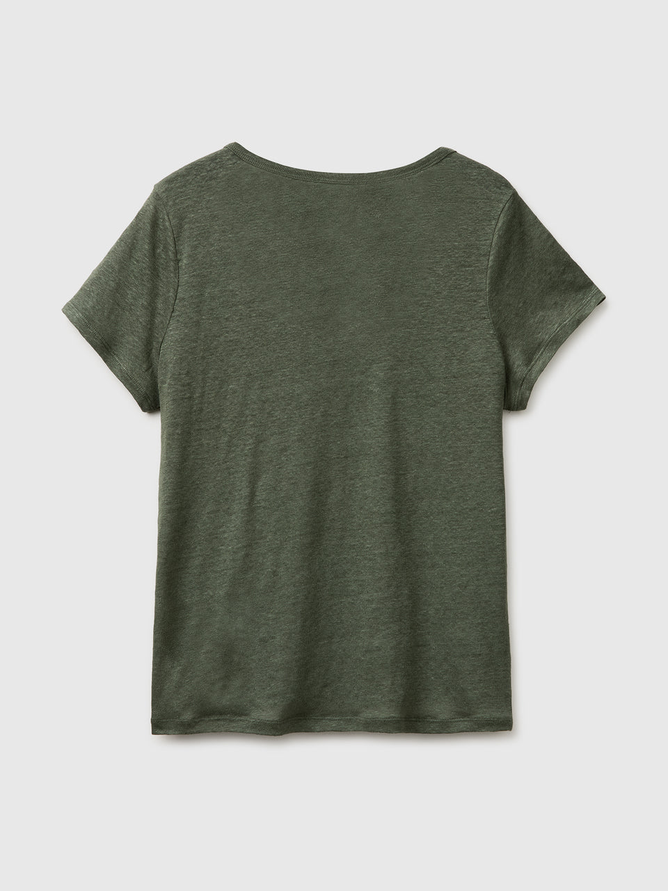 Round-neck T-shirt in pure linen - ucb_image_BS