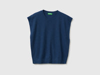 Sleeveless linen blend sweater - ucb_image_FS