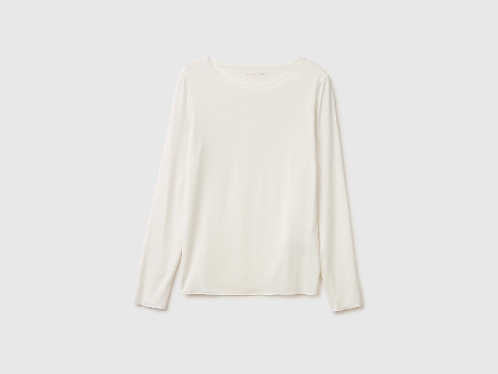 T-shirt para usar por baixo do casaco em seda mista - ucb_image_FS