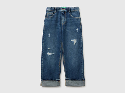 Jeans straight fit com rasgos - ucb_image_FS