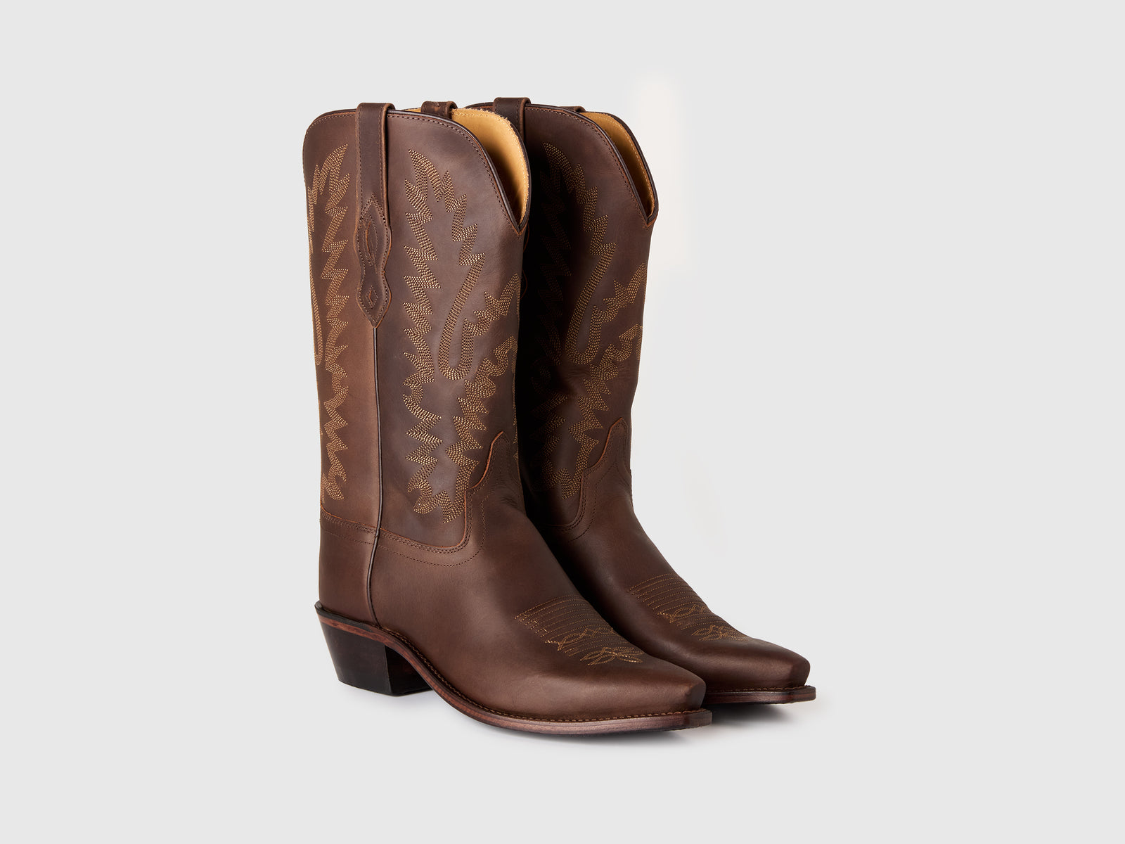 Brown Texan high boots - ucb_image_FS