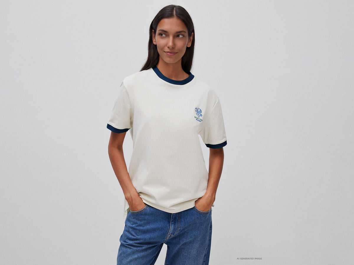 T-shirt Benetton Rugby 100% algodão - ucb_image_FY