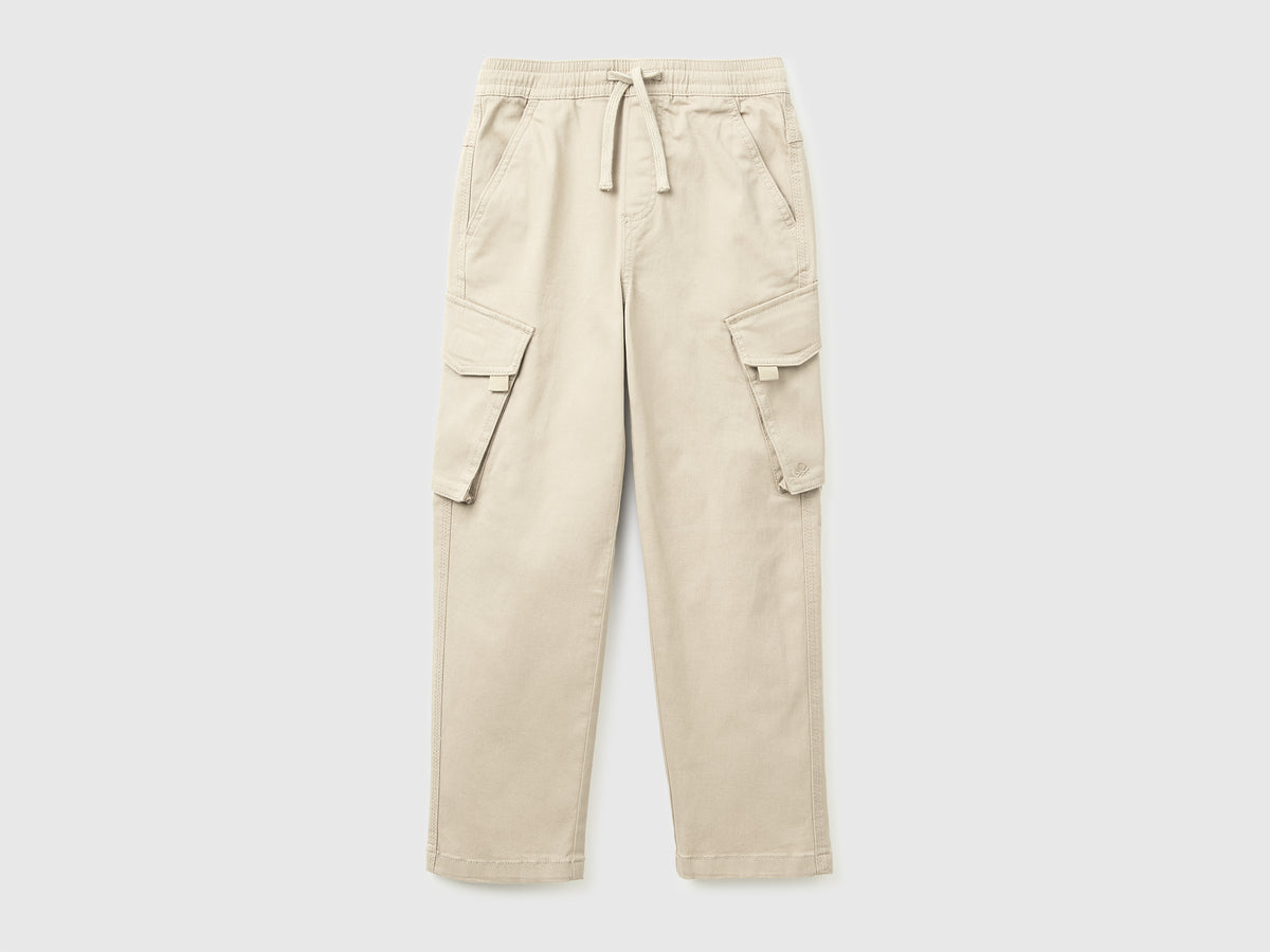 Stretch cotton cargo pants - ucb_image_FS
