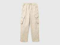 Stretch cotton cargo pants - ucb_image_FS