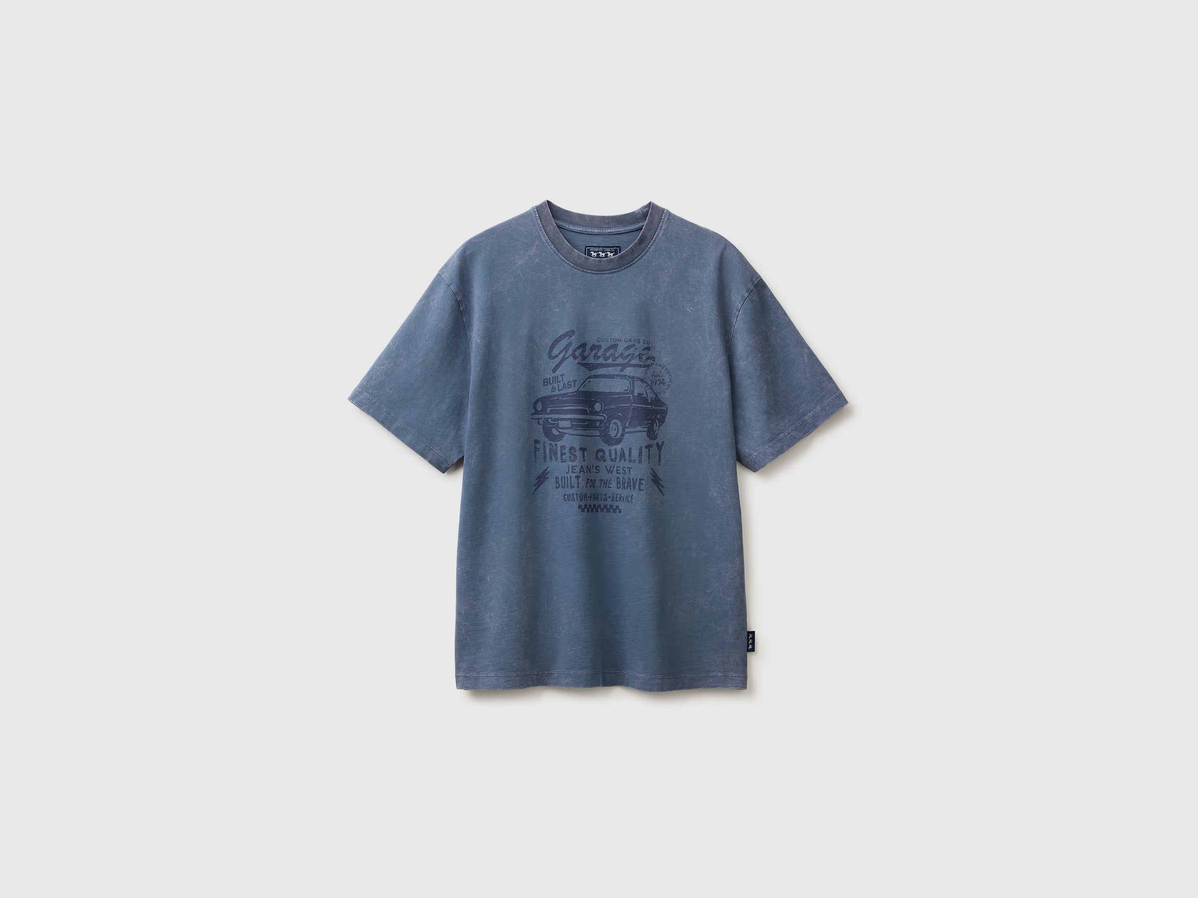 T-shirt lavagem vintage com estampa - ucb_image_FS