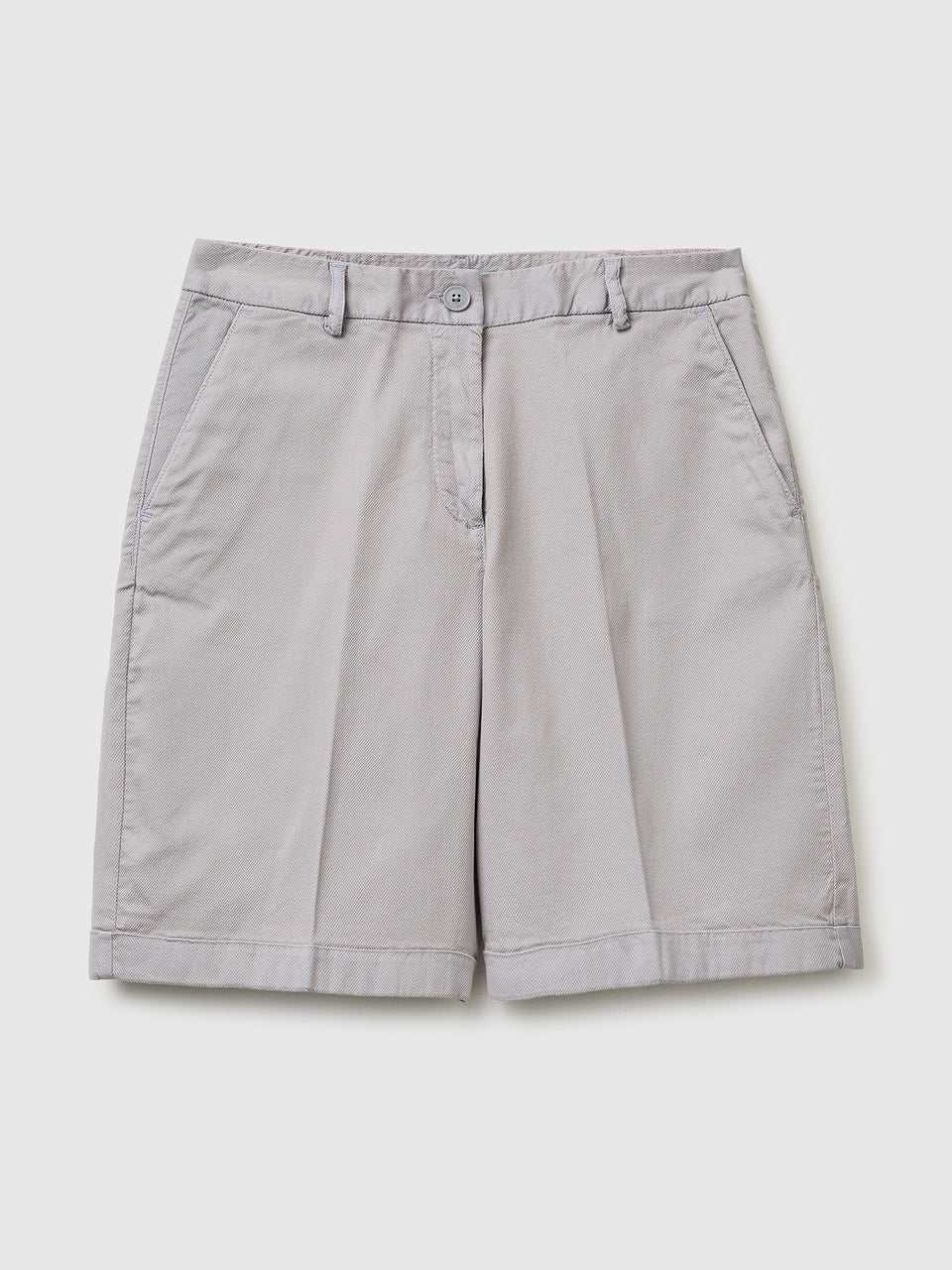 Regular fit Bermuda shorts with turn-ups - ucb_image_FS