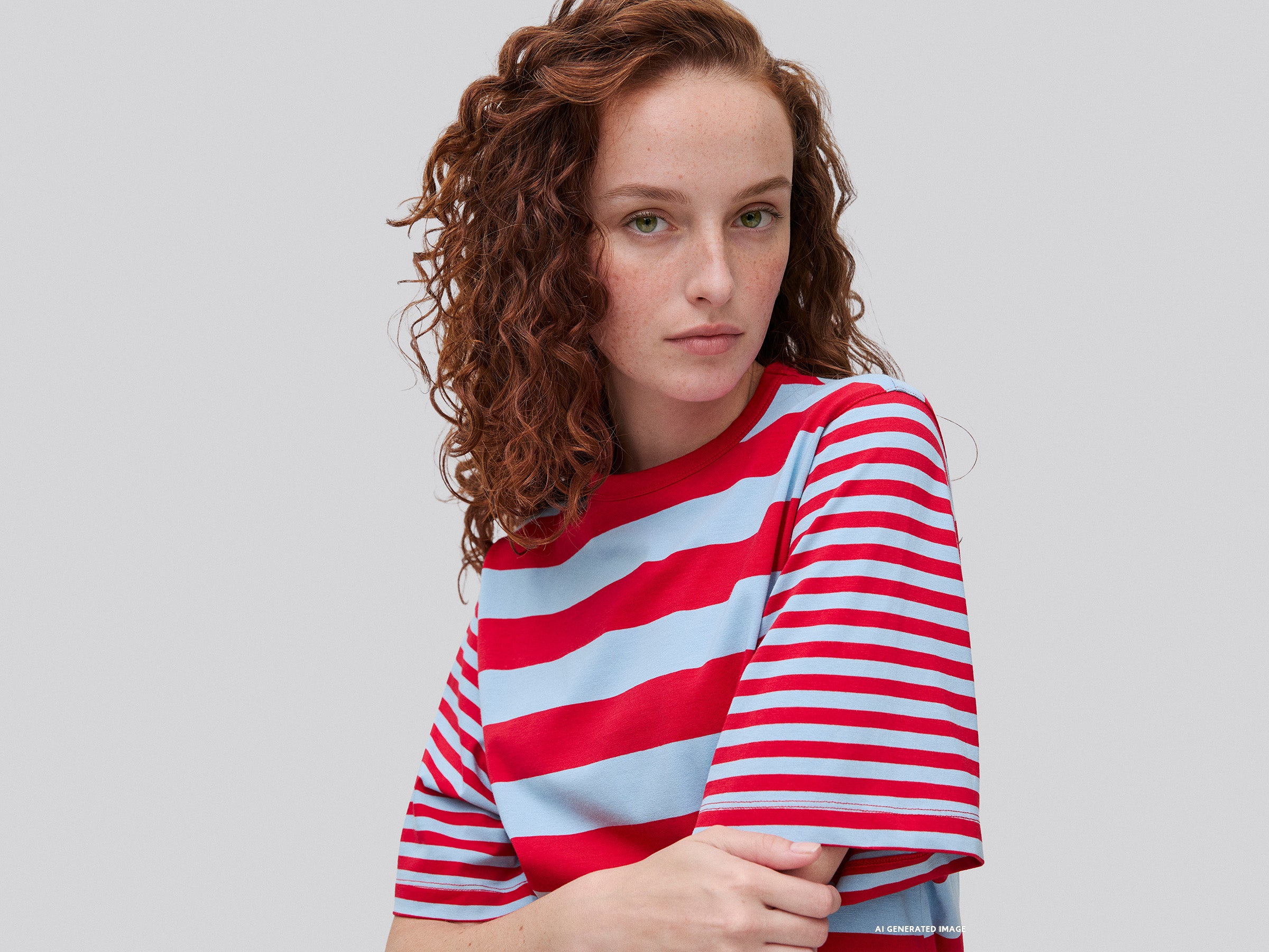 T-shirt às riscas over fit - ucb_image_FY