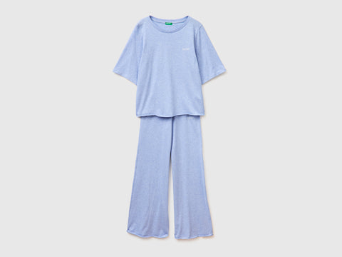 Lightweight melange cotton pyjamas - ucb_image_FS