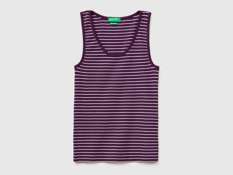 Striped tank top in pure cotton - ucb_image_FS