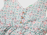 Vestido às flores em mistura de linho - ucb_image_DS1