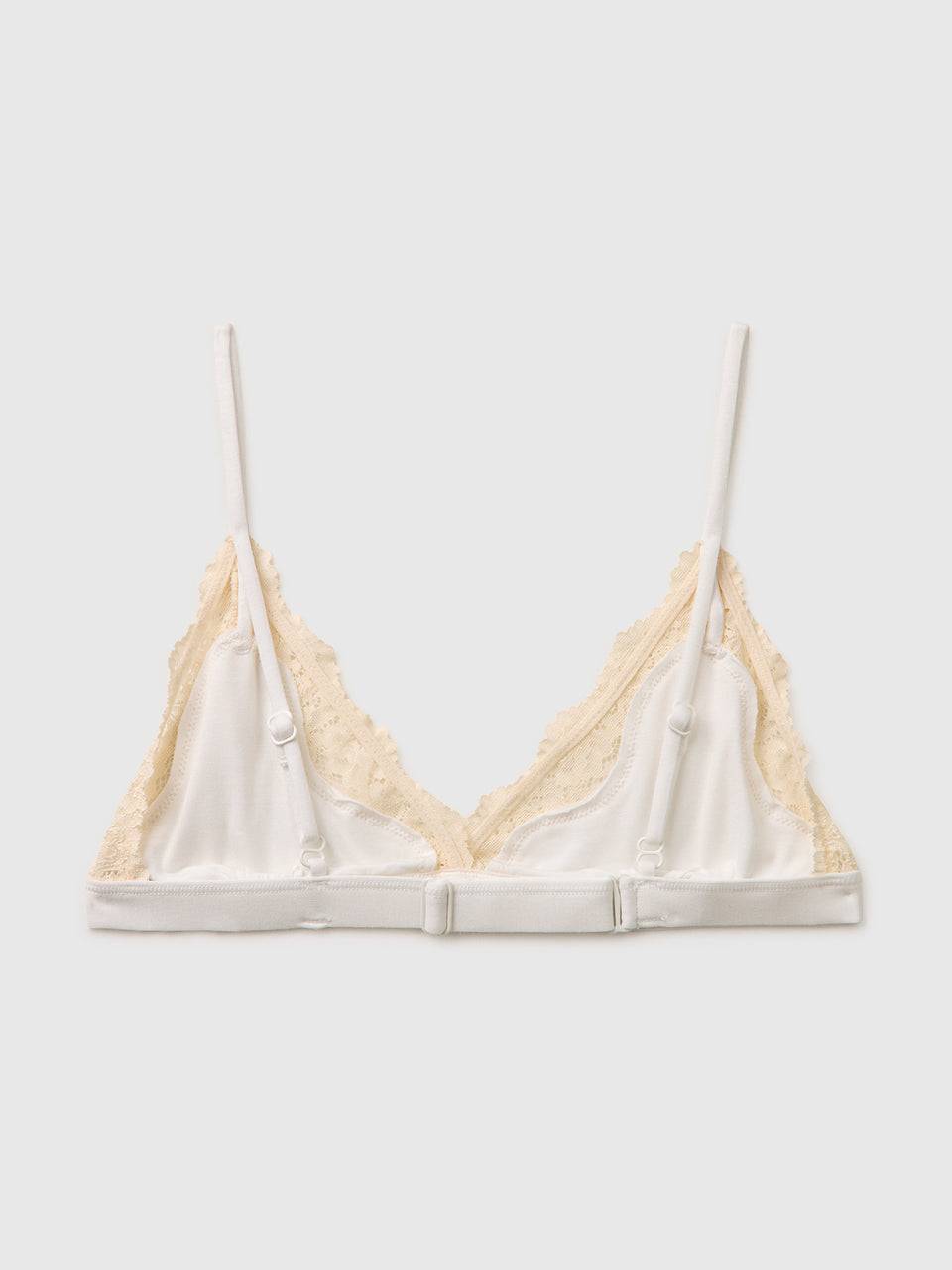Silk blend triangle bra with lace - ucb_image_BS