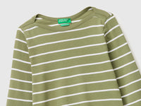 Striped t-shirt with boat neck - ucb_image_DS1