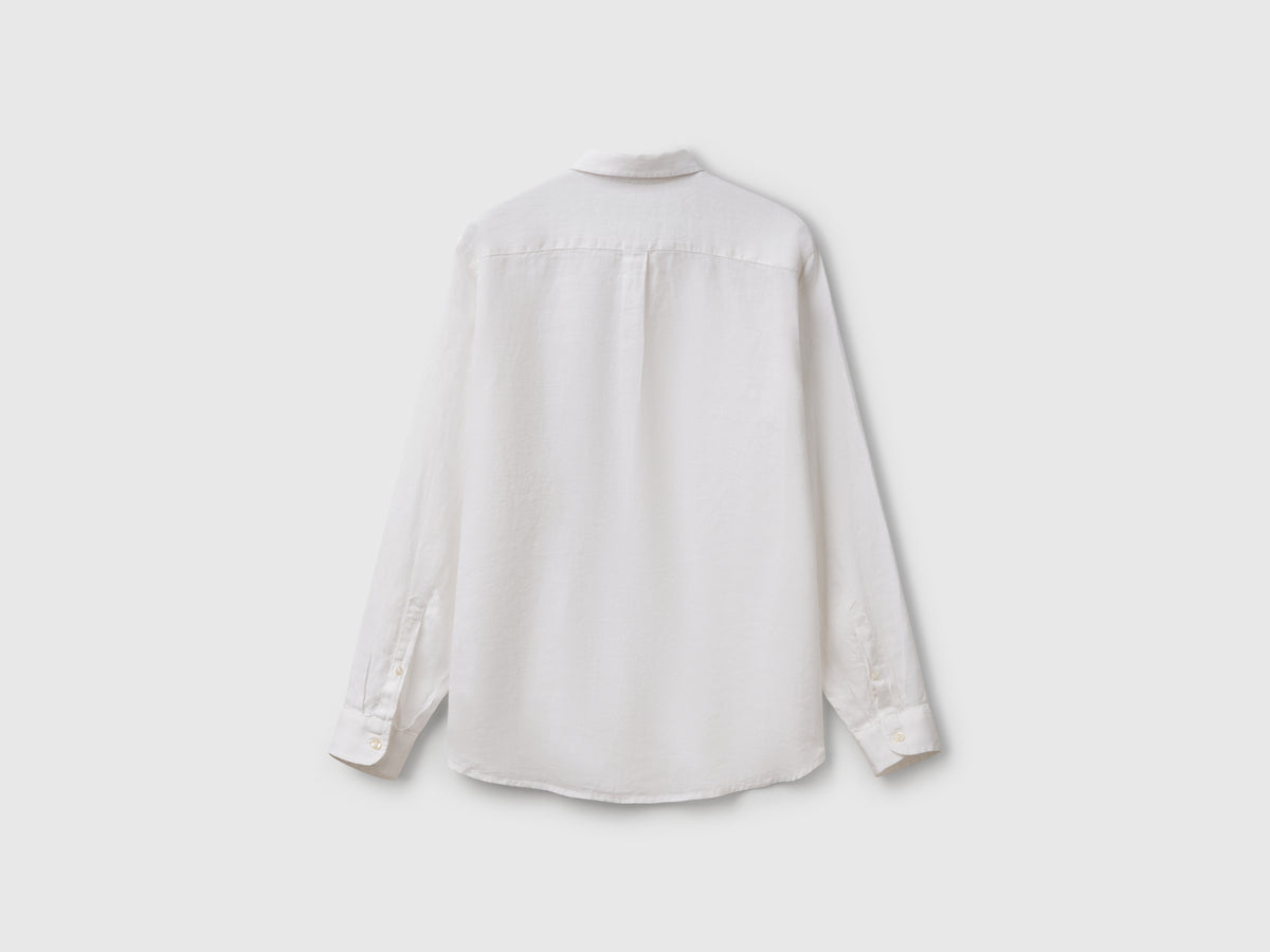 Camisa branca em linho puro - ucb_image_BS