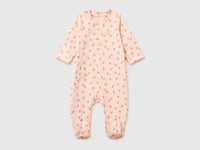 Patterned onesie in stretch organic cotton - ucb_image_FS