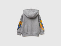 Oversized sweatshirt with zip and prints - ucb_image_BS