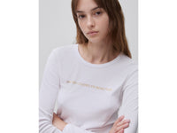 T-shirt de manga comprida com logótipo glitter - ucb_image_FY