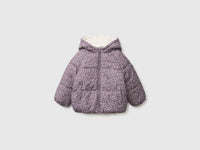 Casaco acolchoado estampado às flores com capuz - ucb_image_FS