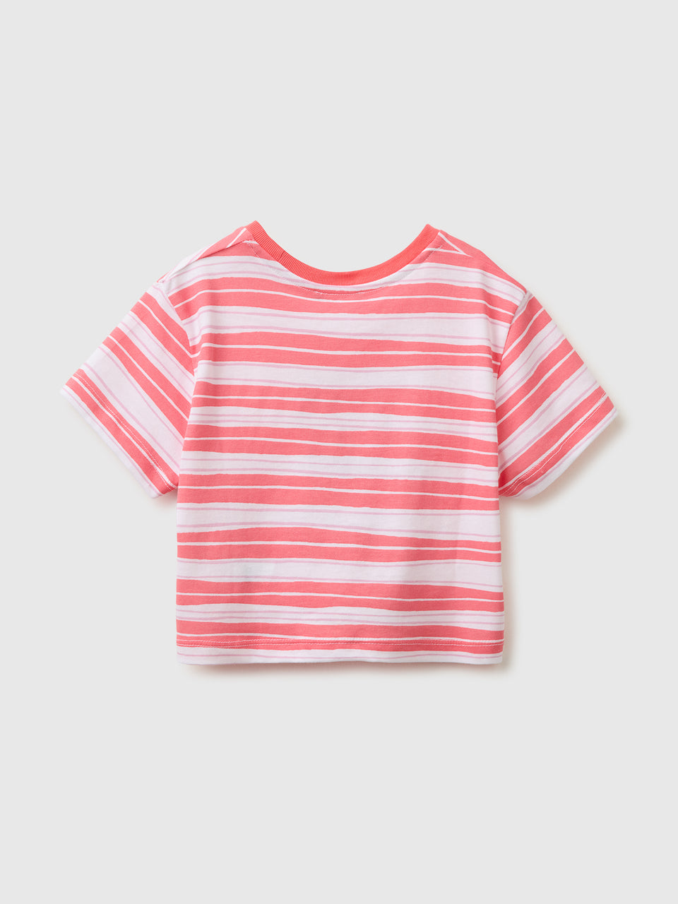 Striped T-shirt with puffy print - ucb_image_BS