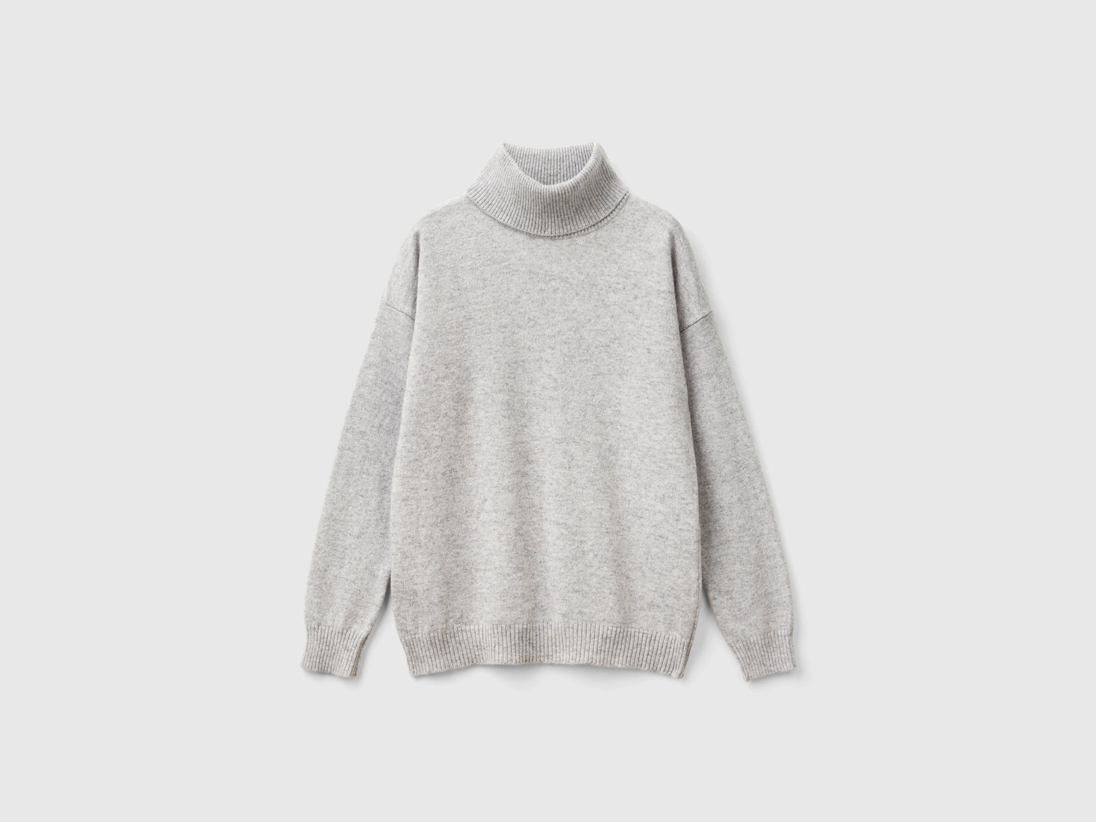 Camisola de gola alta em mistura de lã e caxemira - ucb_image_FS