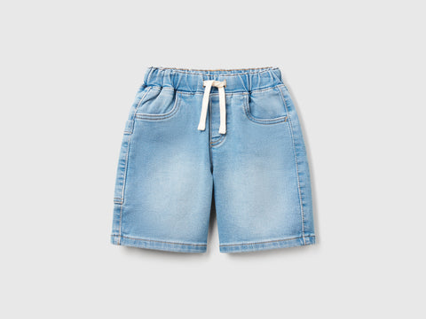 Shorts in denim elasticizzato - ucb_image_FS