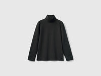 T-shirt stretch com gola alta - ucb_image_FS
