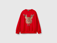 Camisola em tecido polar com estampa rena - ucb_image_FS