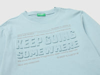 T-shirt em algodão orgânico quente com estampa em relevo - ucb_image_DS1
