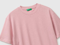 Crew neck T-shirt in linen blend - ucb_image_FY