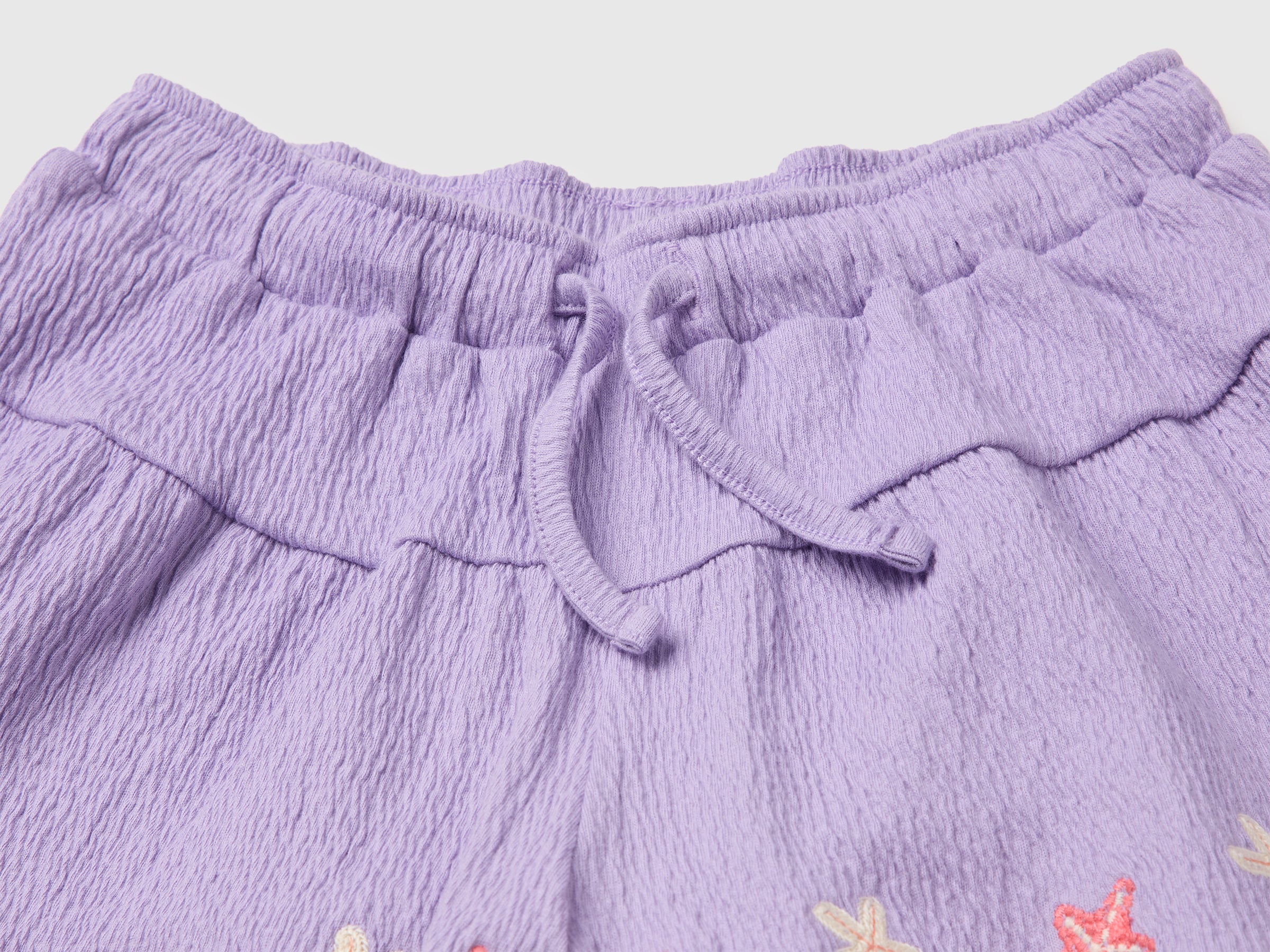 Flared shorts with embroidery - ucb_image_DS1