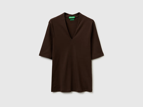 T-shirt slim fit em algodão de fibra longa - ucb_image_FS