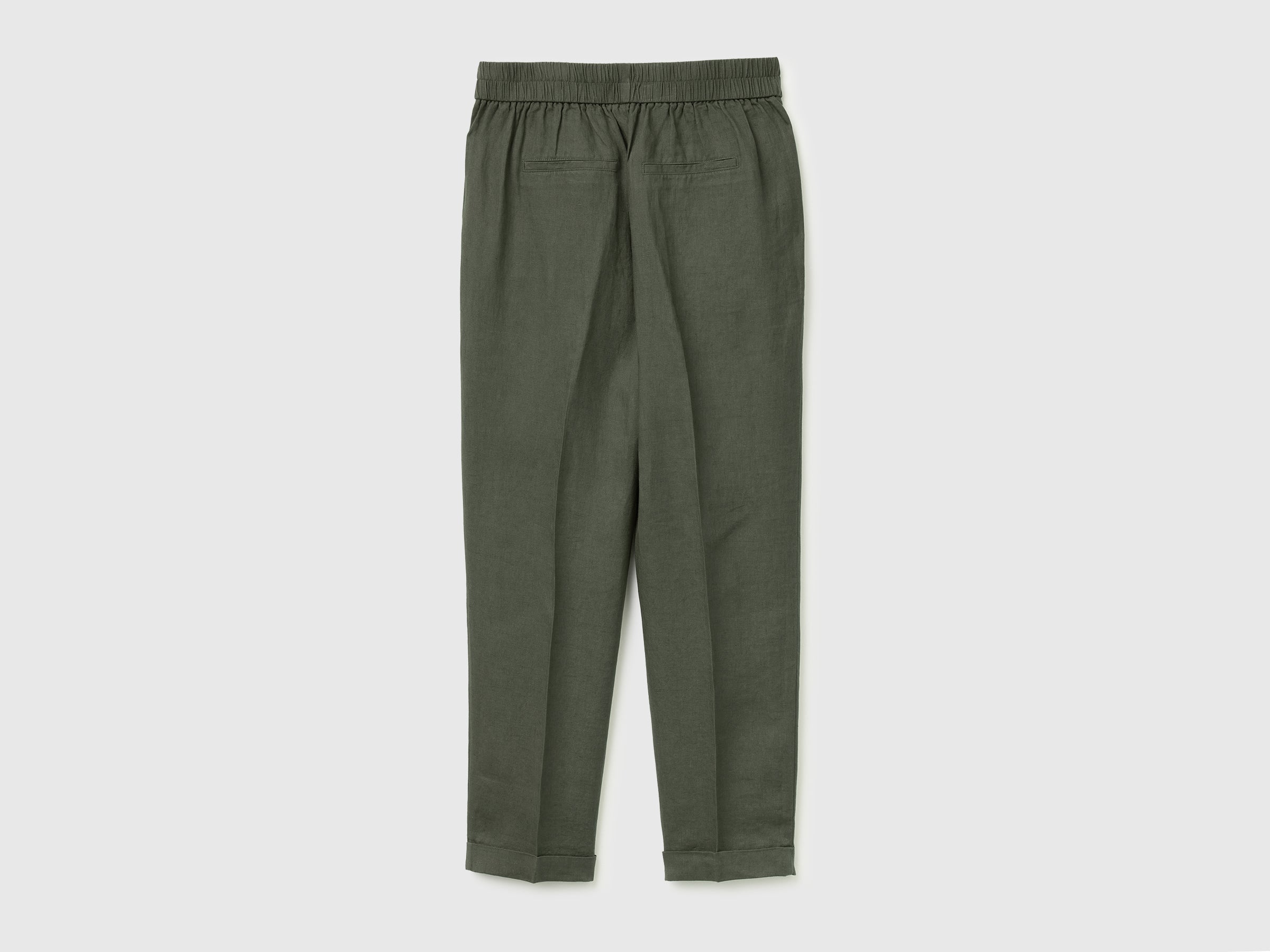 100% linen cigarette trousers - ucb_image_BS